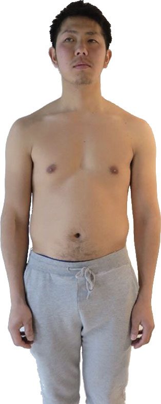 男性ビフォー